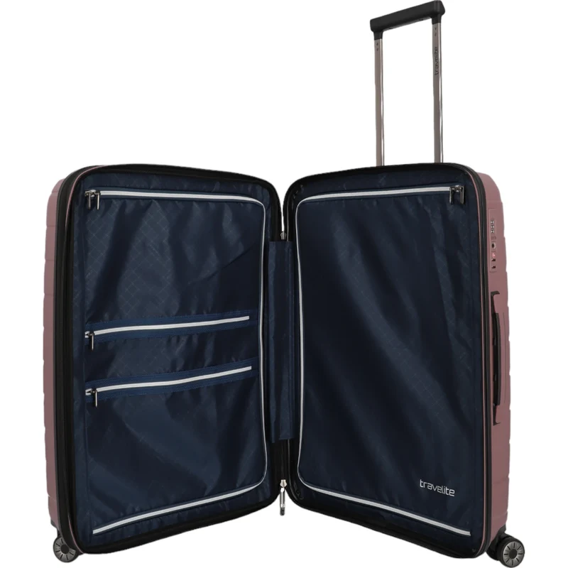 Travelite Air Base 4-Rollen-Trolley M 67 cm -Flieder