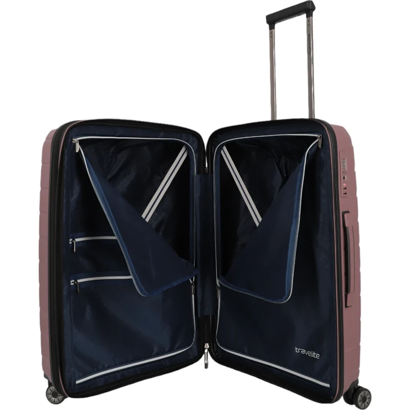 Travelite Air Base 4-Rollen-Trolley M 67 cm -Flieder