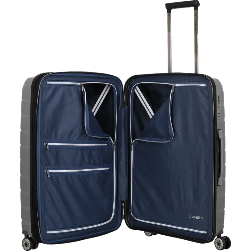 Travelite Air Base 4-Rollen-Trolley M 67 cm -Anthrazit