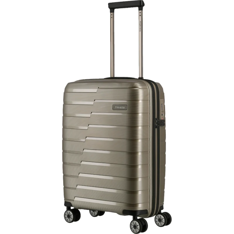 Travelite Air Base 4-Rollen-Kabinentrolley S 55 cm -Champagner