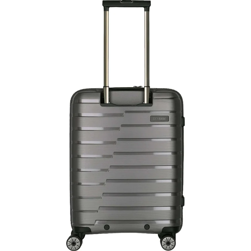 Travelite Air Base 4-Rollen-Kabinentrolley mit Vortasche S 55 cm -Anthrazit