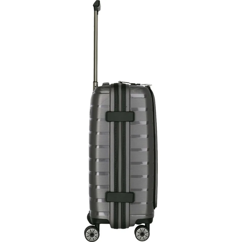 Travelite Air Base 4-Rollen-Kabinentrolley mit Vortasche S 55 cm -Anthrazit