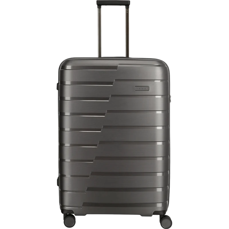 Travelite Air Base 4-Rollen Kofferset 3tlg. L/M/S mit Vortasche -Anthrazit