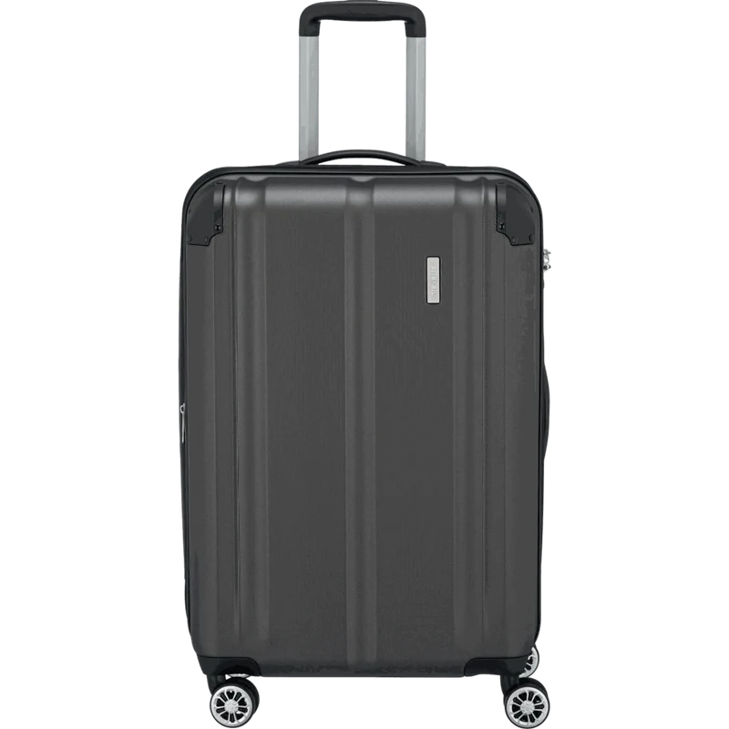 Travelite City 4-Rollen Trolley M 68 cm -Anthrazit