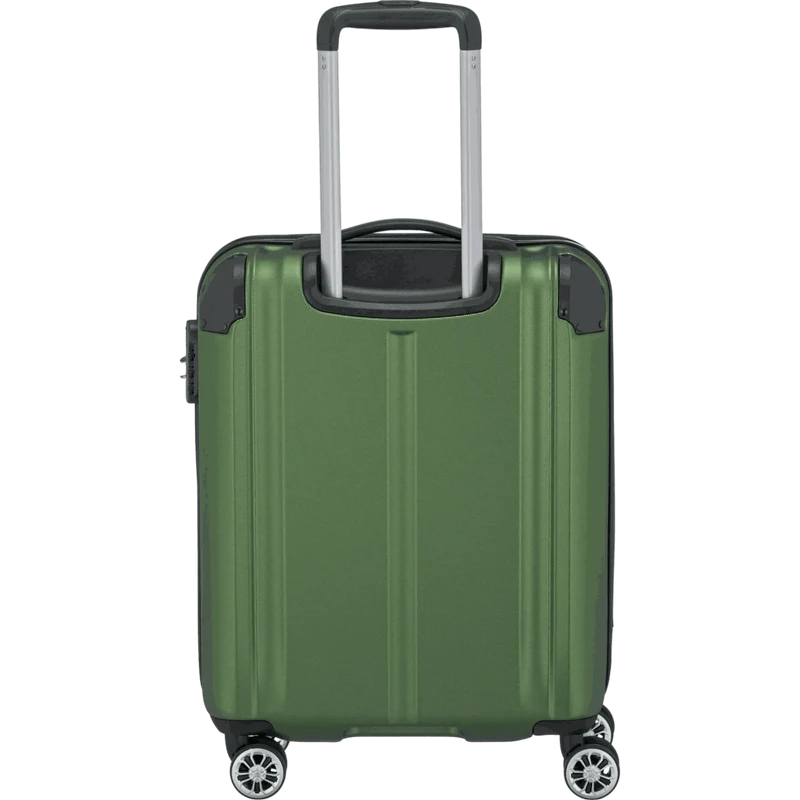 Travelite City 4-Rollen Kabinentrolley S 55 cm -Grün