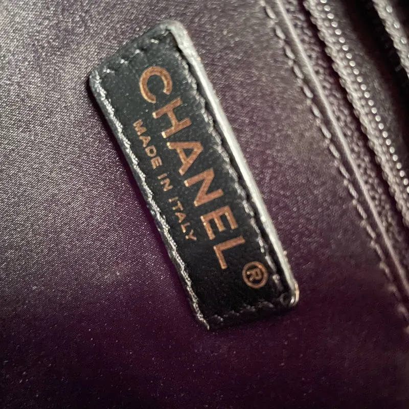 Chanel Black Grand Shopping Tote GST Bag aus Kaviarleder mit goldenen Beschlägen