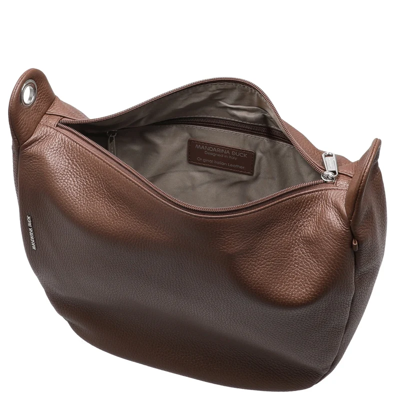 Mandarina Duck Mellow Leather - Umhängetasche 34 cm (milk chocolate)