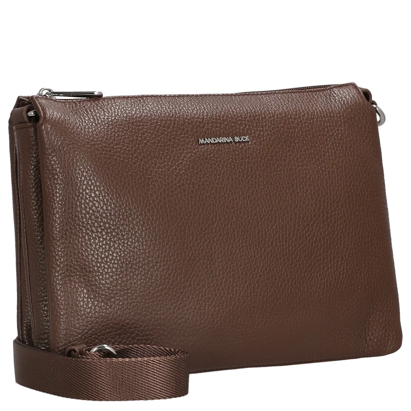 Mandarina Duck Mellow Leather - Umhängetasche 28 cm (milk chocolate)