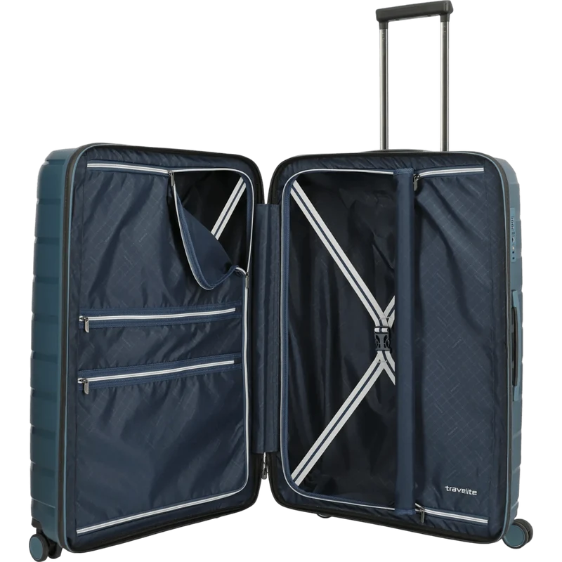 Travelite Air Base 4-Rollen Kofferset 3tlg. L/M/S -Eisblau