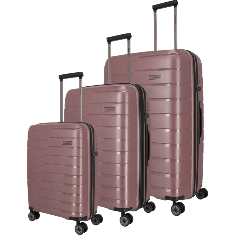 Travelite Air Base 4-Rollen Kofferset 3tlg. L/M/S -Flieder