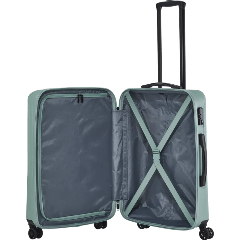 Travelite Bali 4-Rollen-Trolley M 67 cm -Mint