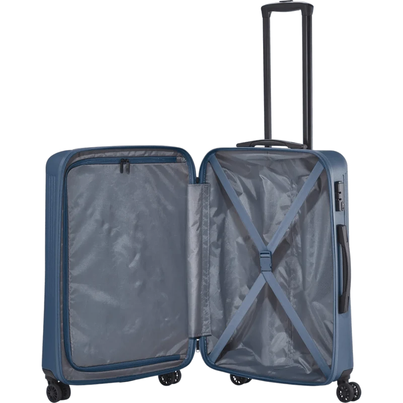 Travelite Bali 4-Rollen-Trolley M 67 cm -Blau