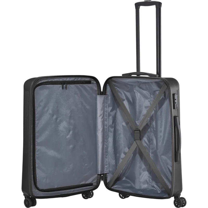 Travelite Bali 4-Rollen-Trolley M 67 cm -Schwarz