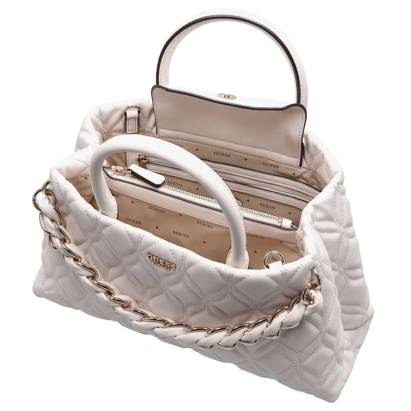 Guess Maxine Satchel - Henkeltasche 34 cm (off white)