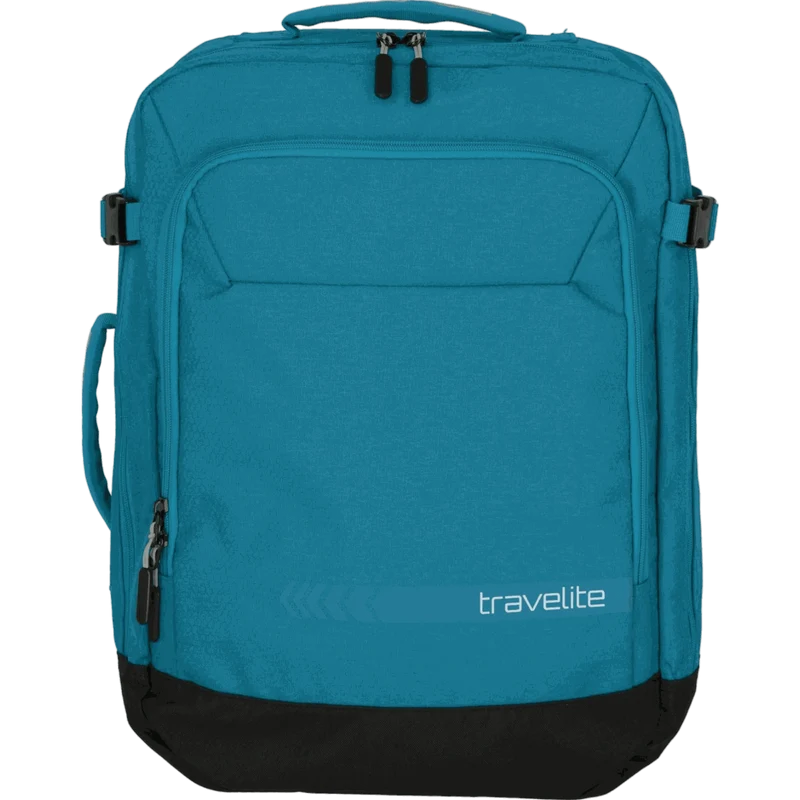 Travelite Kick Off Bordtasche mit Rucksackfunktion 50 cm -Petrol