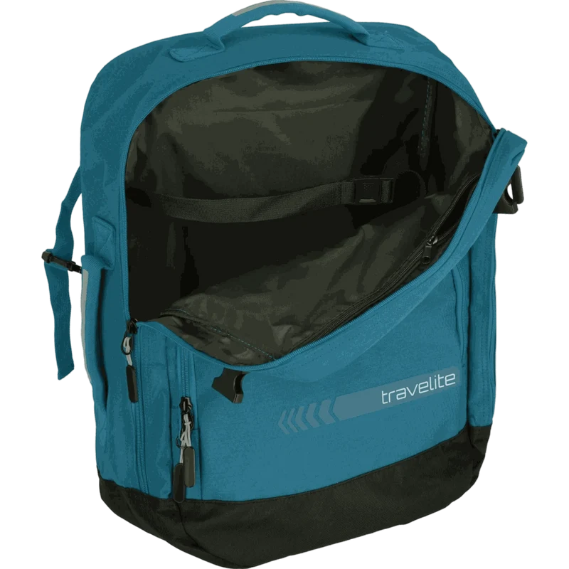 Travelite Kick Off Bordtasche mit Rucksackfunktion 50 cm -Petrol