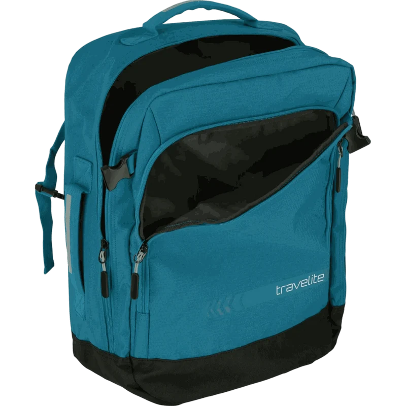 Travelite Kick Off Bordtasche mit Rucksackfunktion 50 cm -Petrol