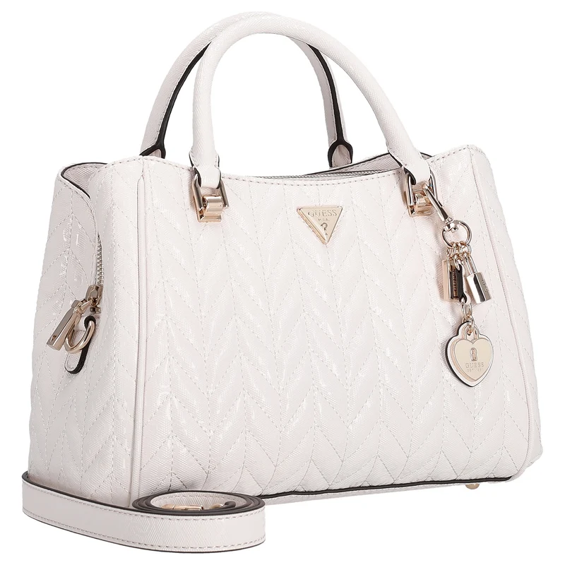 Guess Stacey Satchel - Henkeltasche 26 cm (off white)