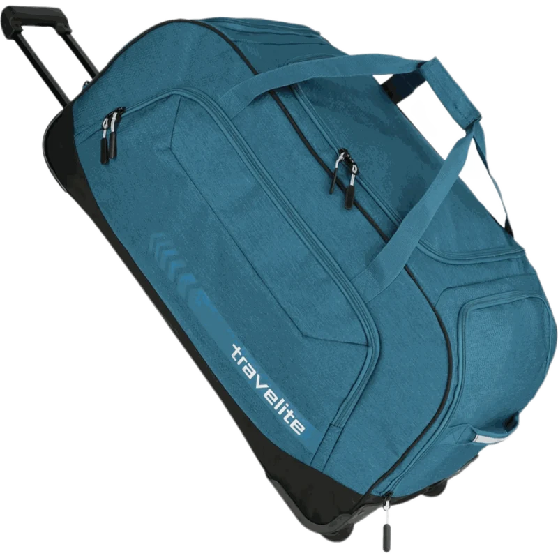 Travelite Kick Off Rollenreisetasche XL 77 cm -Petrol