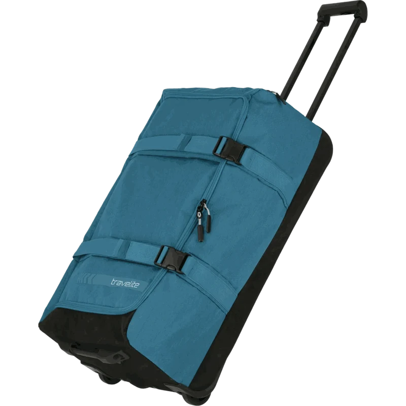 Travelite Kick Off Rollenreisetasche L 68 cm -Petrol