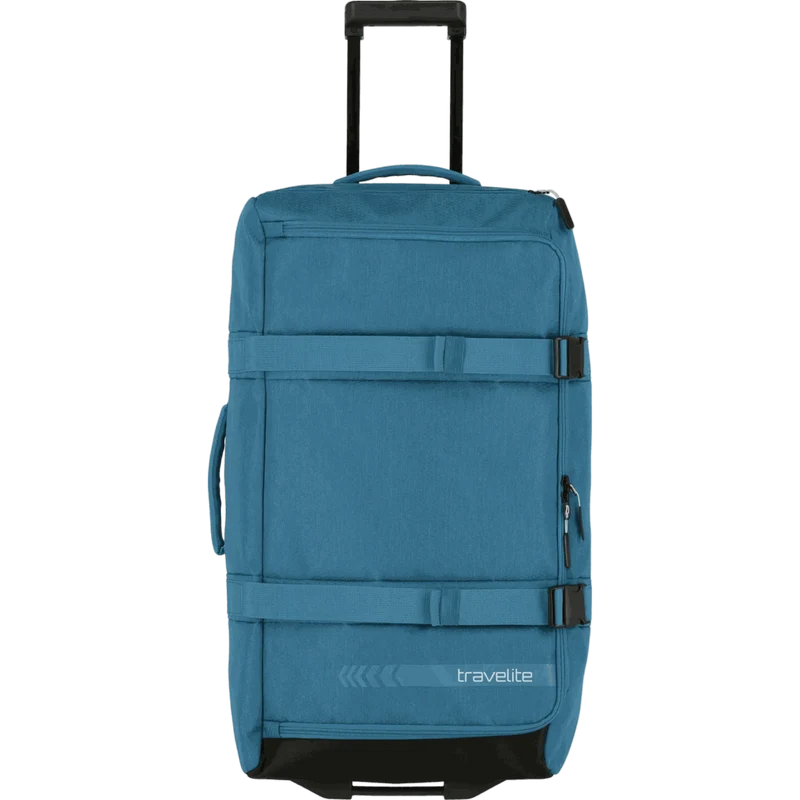 Travelite Kick Off Rollenreisetasche L 68 cm -Petrol