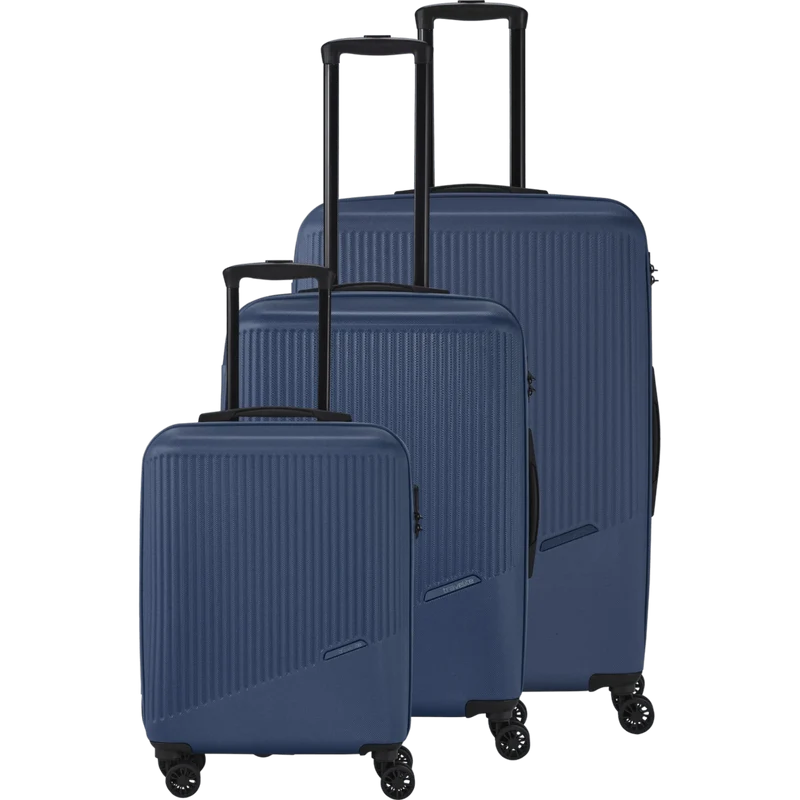 Travelite Bali 4-Rollen Kofferset 3tlg. -Blau