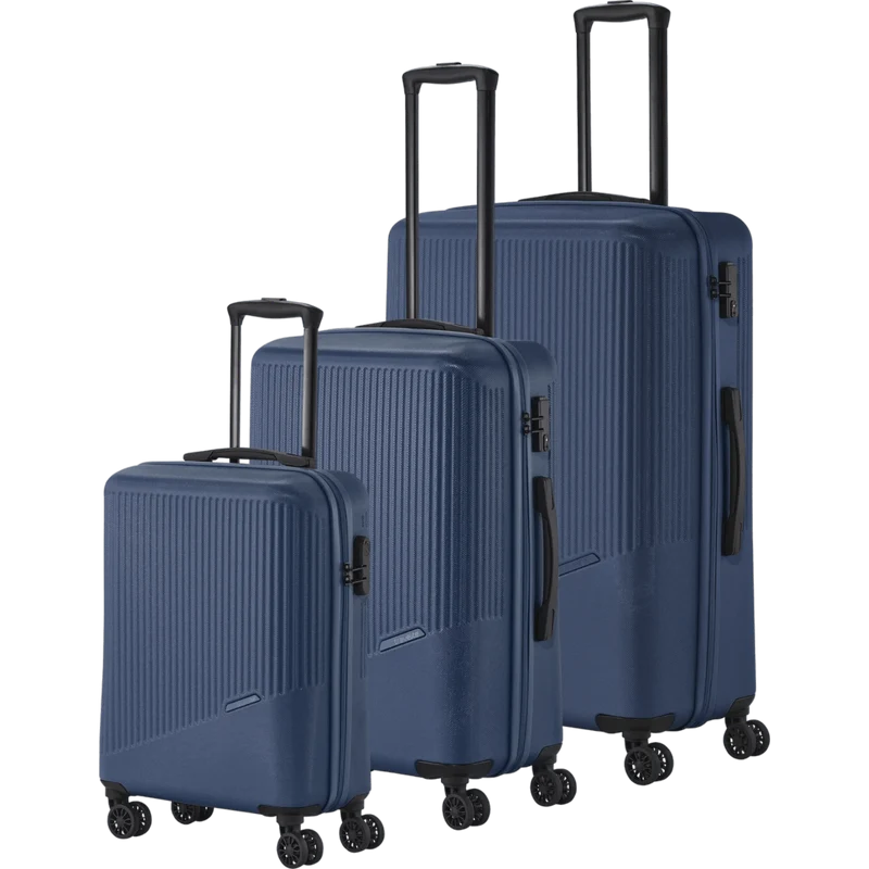 Travelite Bali 4-Rollen Kofferset 3tlg. -Blau