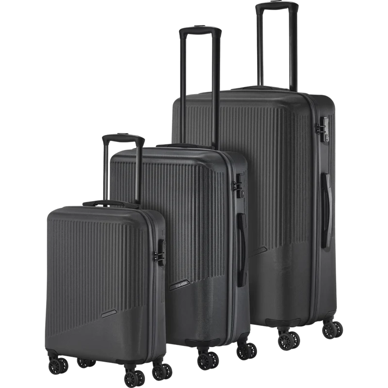 Travelite Bali 4-Rollen Kofferset 3tlg. -Anthrazit