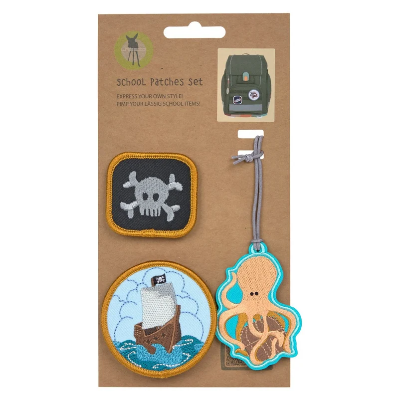 Lässig Zubehör School Patches Set - Anhänger/Patches (Pirates)