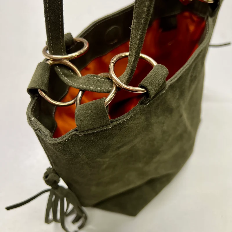 Handtasche TASSELBAG -Khaki-
