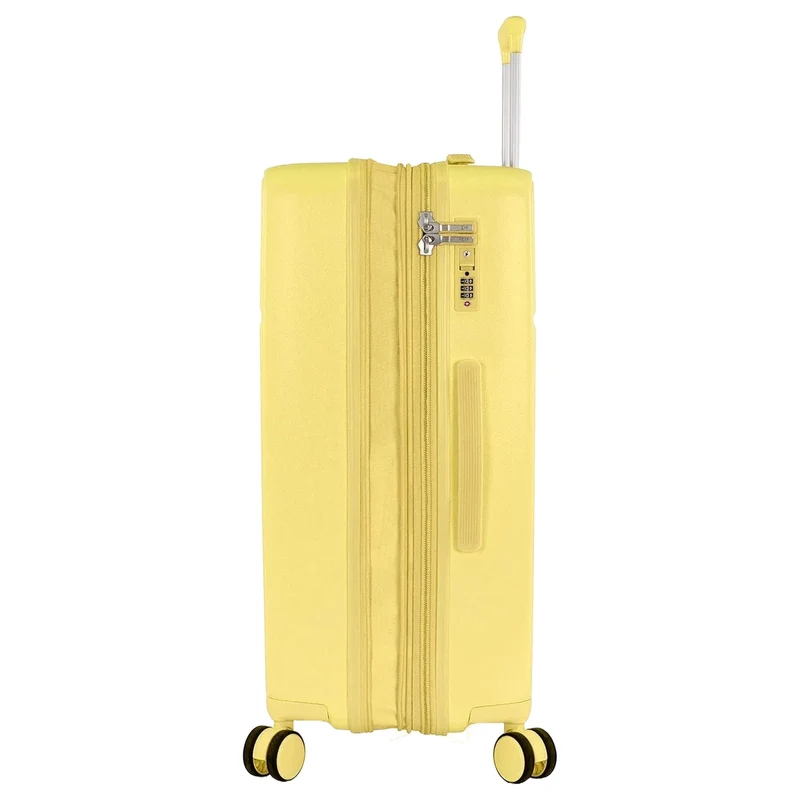Heys Pastel - 4-Rollen-Trolley M 66 cm erw. (gelb)
