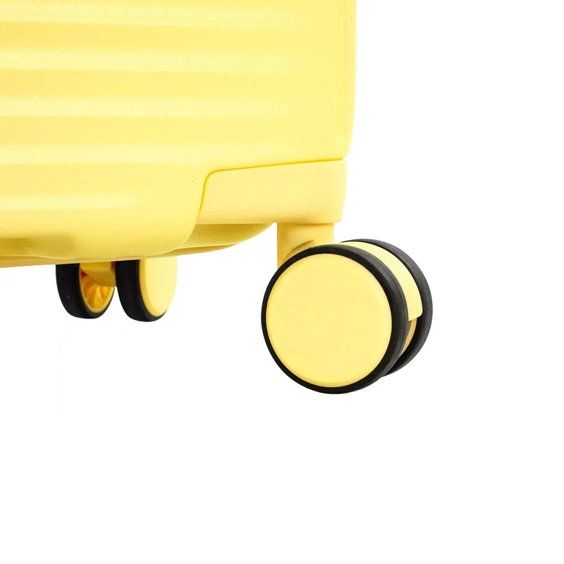 Heys Pastel - 4-Rollen-Trolley M 66 cm erw. (gelb)