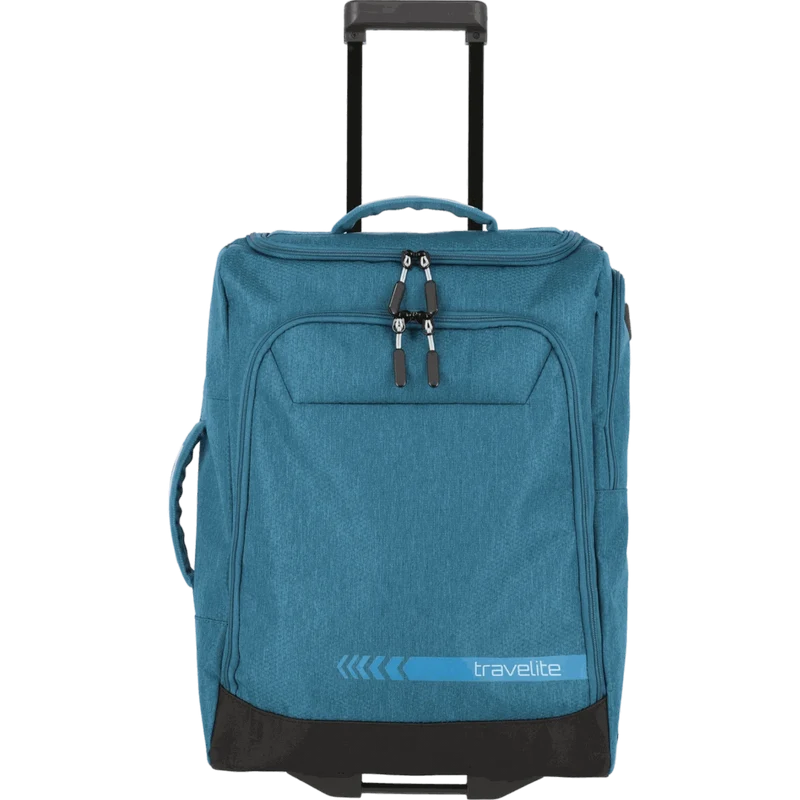 Travelite Kick Off Rollenreisetasche S 55 cm -Petrol