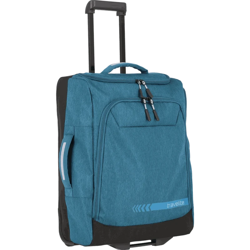 Travelite Kick Off Rollenreisetasche S 55 cm -Petrol
