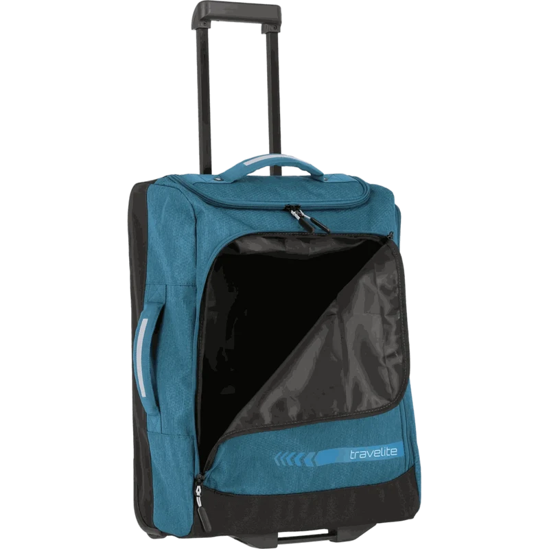 Travelite Kick Off Rollenreisetasche S 55 cm -Petrol