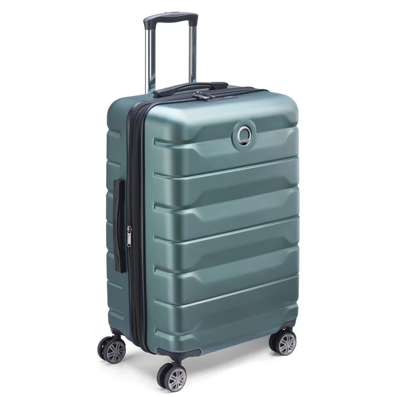 Delsey Paris Air Armour - 4-Rollen-Trolley M 68 cm erw. (grün)