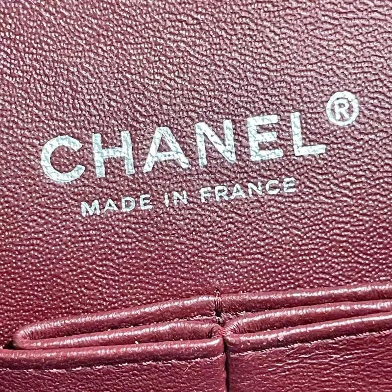 Chanel Burgundy Medium Classic Double Flap Caviar