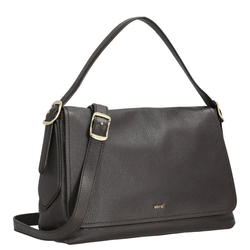 abro Carina - Schultertasche 26 cm (dark brown)