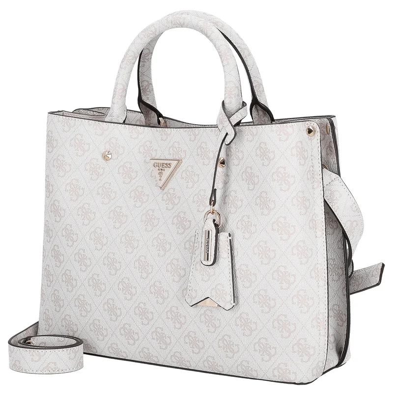 Guess Meridian II Satchel - Henkeltasche 30 cm (bone logo)
