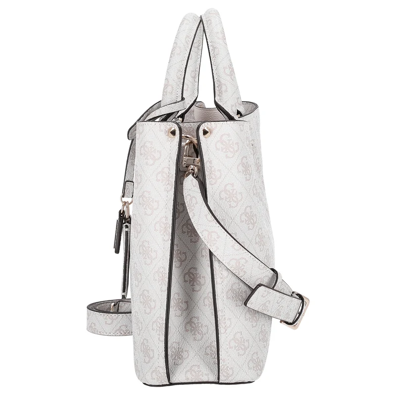 Guess Meridian II Satchel - Henkeltasche 30 cm (bone logo)
