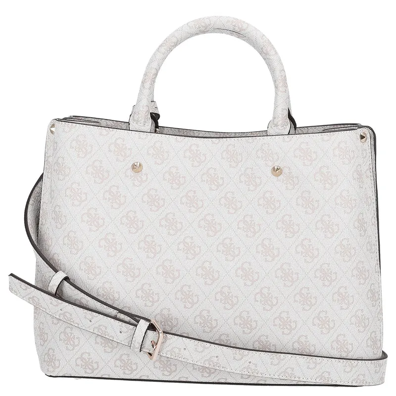 Guess Meridian II Satchel - Henkeltasche 30 cm (bone logo)