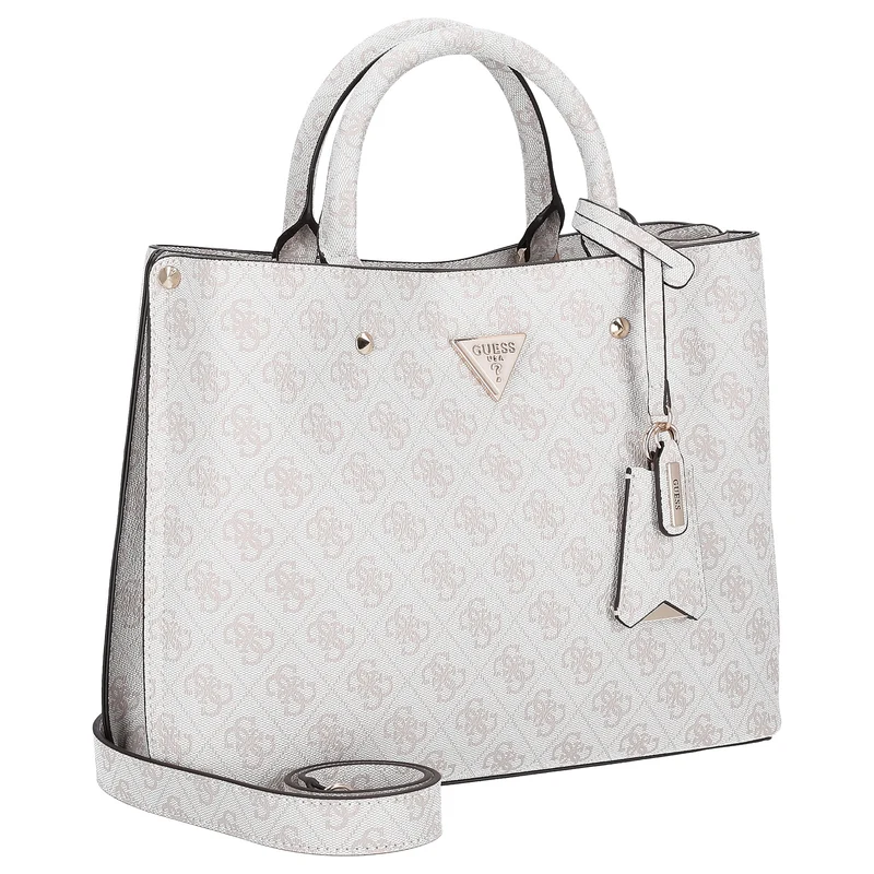 Guess Meridian II Satchel - Henkeltasche 30 cm (bone logo)
