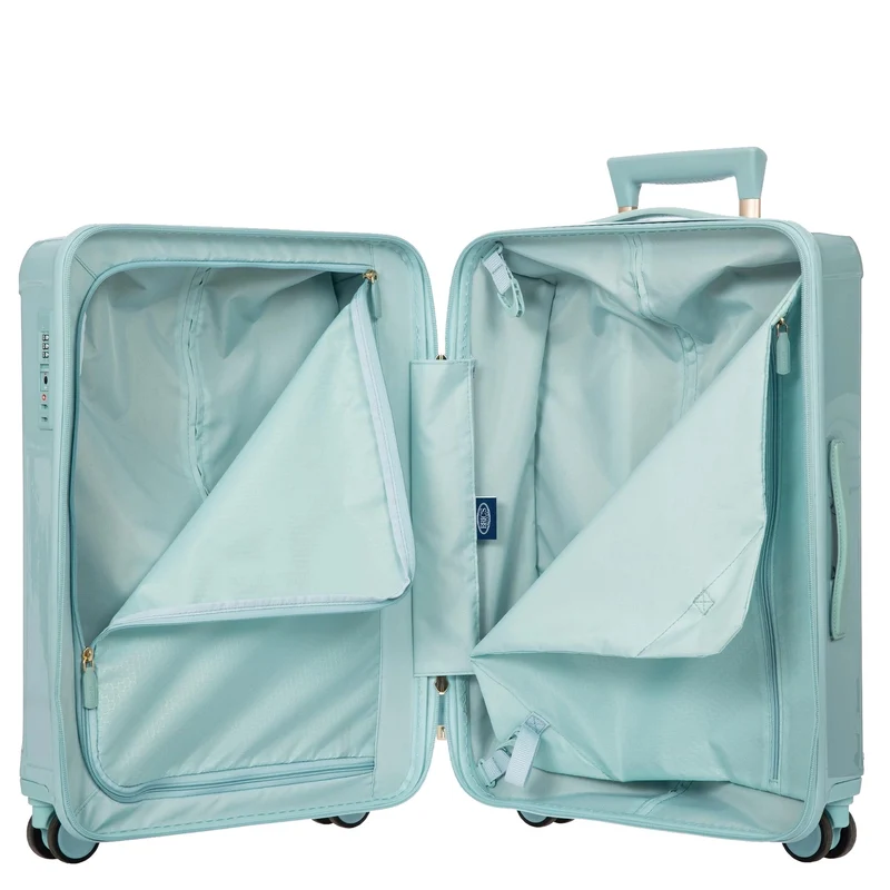 Brics Positano - 4-Rollen-Trolley M 69 cm erw. (hellblau)