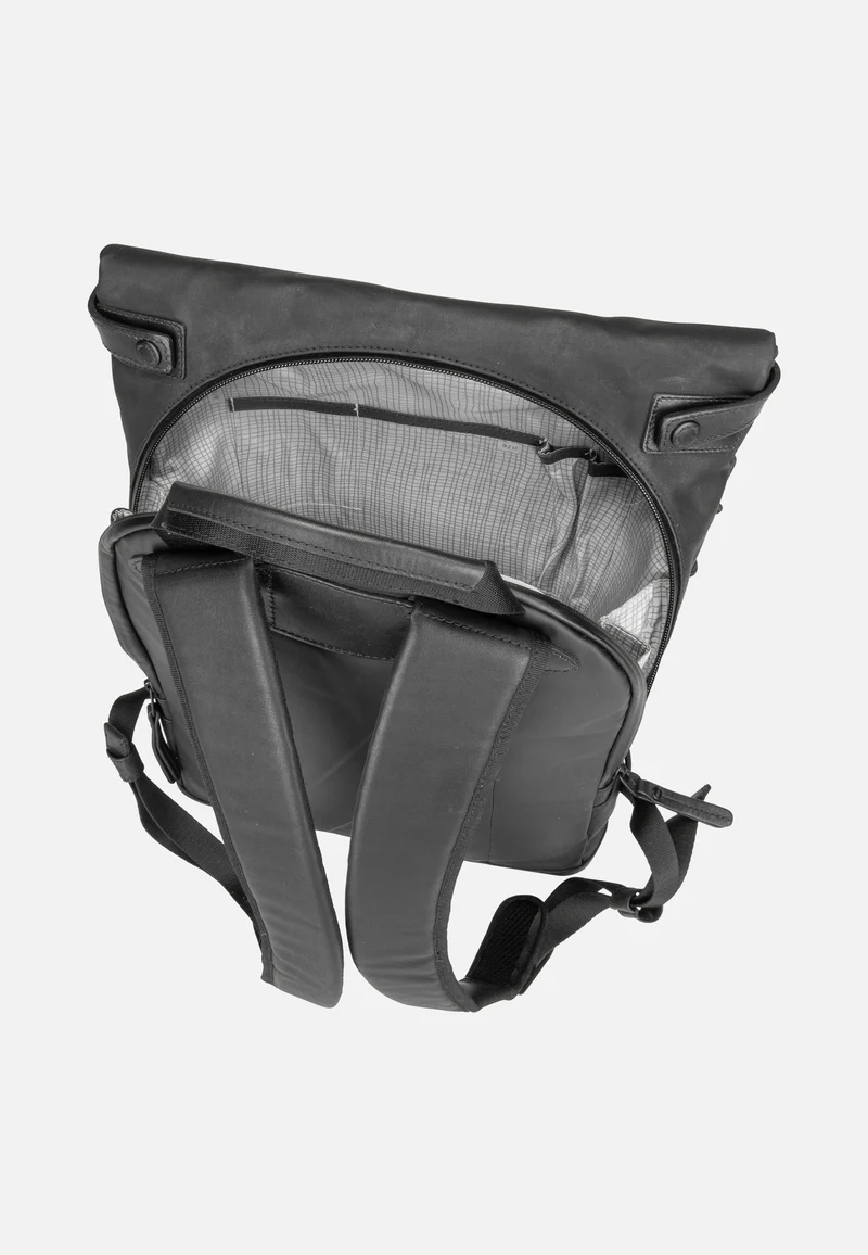 Yokohama Black - Rolltop Rucksack