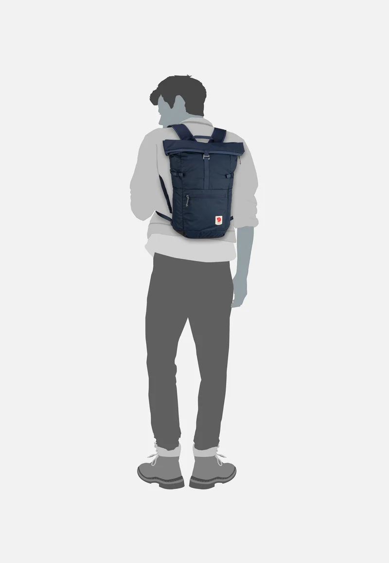 High Coast Foldsack 24 Navy - Rolltop Rucksack