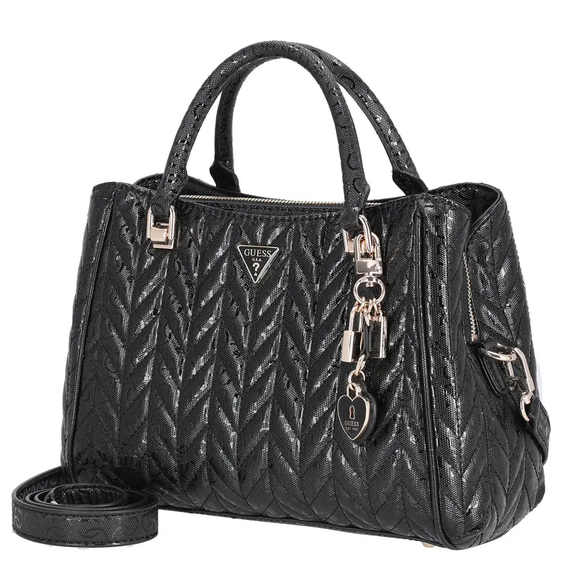Guess Stacey Satchel - Henkeltasche 26 cm (black)