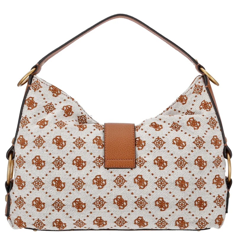 Guess Camden - Schultertasche 34.5 cm (cognac logo)