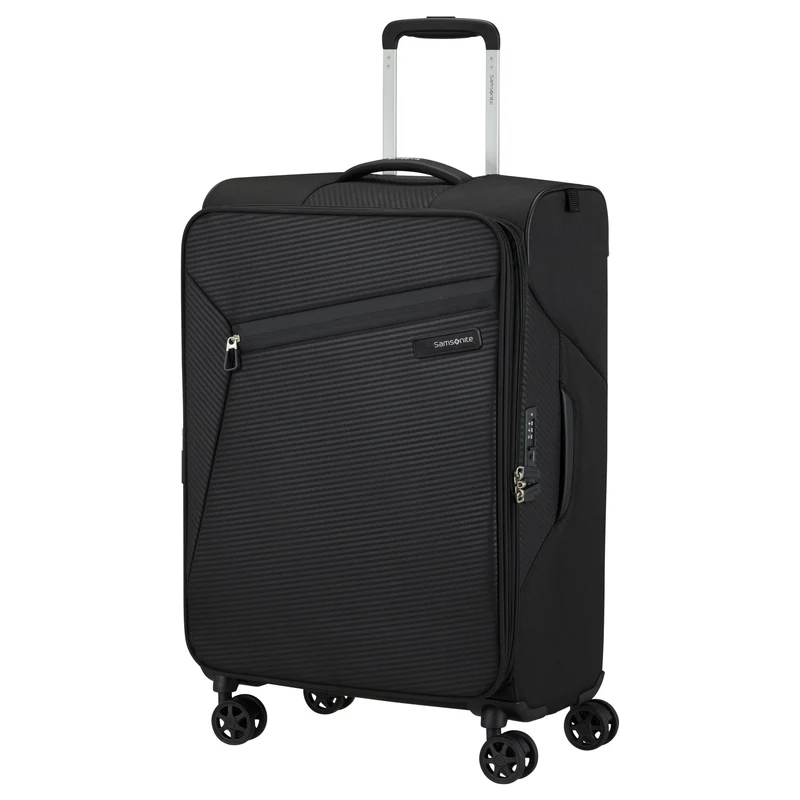 Samsonite Litebeam - 4-Rollen-Trolley M 66 cm erw. (black)