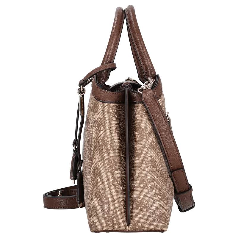 Guess Lindsey Satchel - Henkeltasche 36 cm (latte logo)