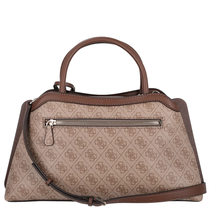 Guess Lindsey Satchel - Henkeltasche 36 cm (latte logo)